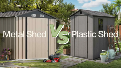 Metal vs. Plastic Sheds