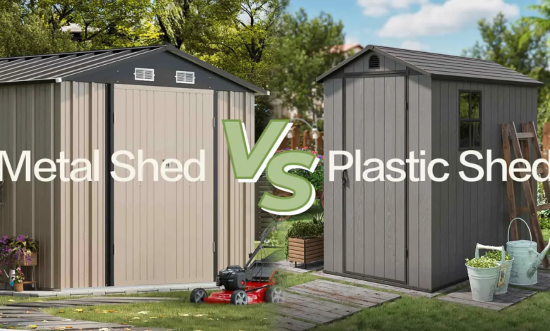 Metal vs. Plastic Sheds